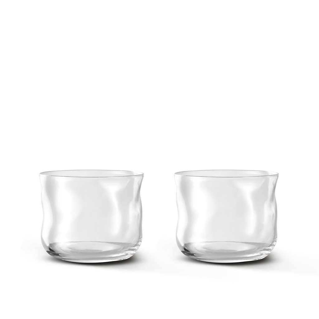Swirl Small Tumbler Glasses Wave - Set of 2 pieces