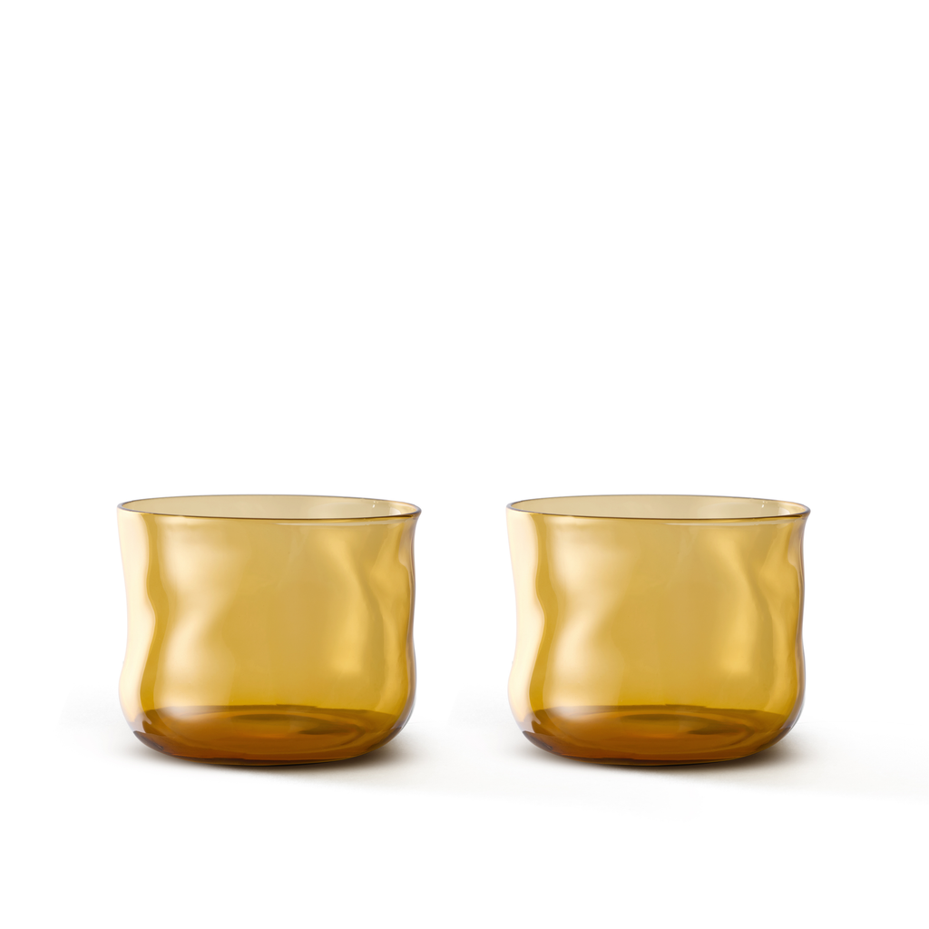 Swirl Small Tumbler Glasses Dune - Set of 2 pieces