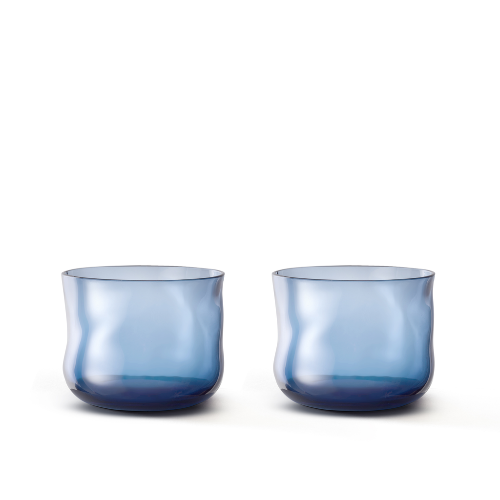 Swirl Small Tumbler Glasses Midnight - Set of 2 pieces