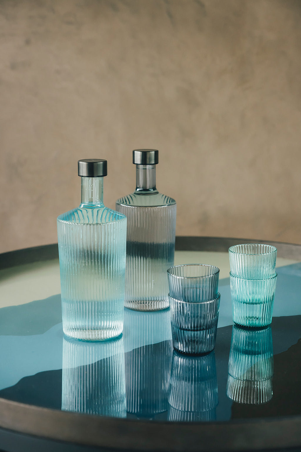 Ribbed Bottle Lucky