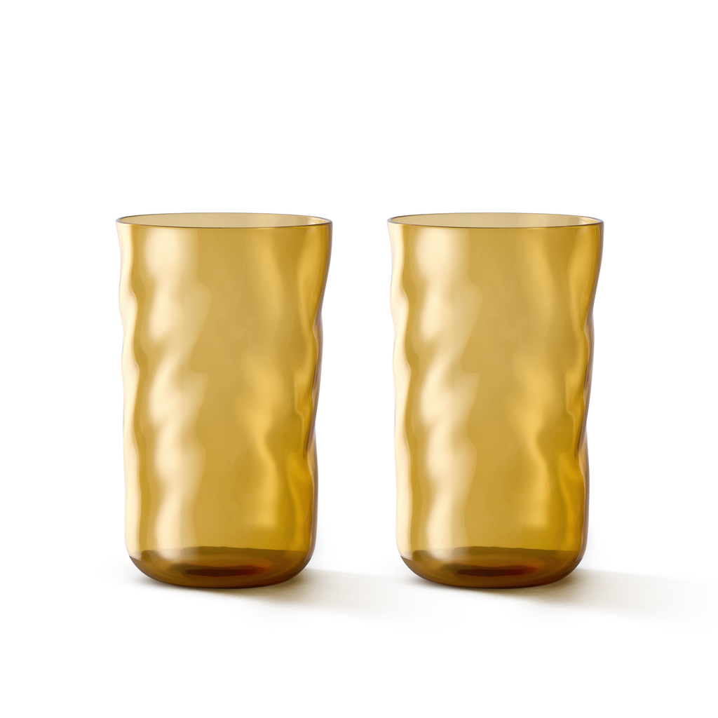 Swirl Longdrink Glasses Dune - Set of 2 pieces