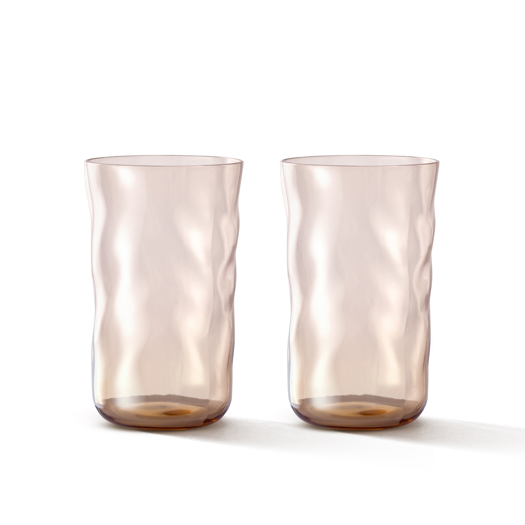 Swirl Longdrink Glasses Glow - Set of 2 pieces