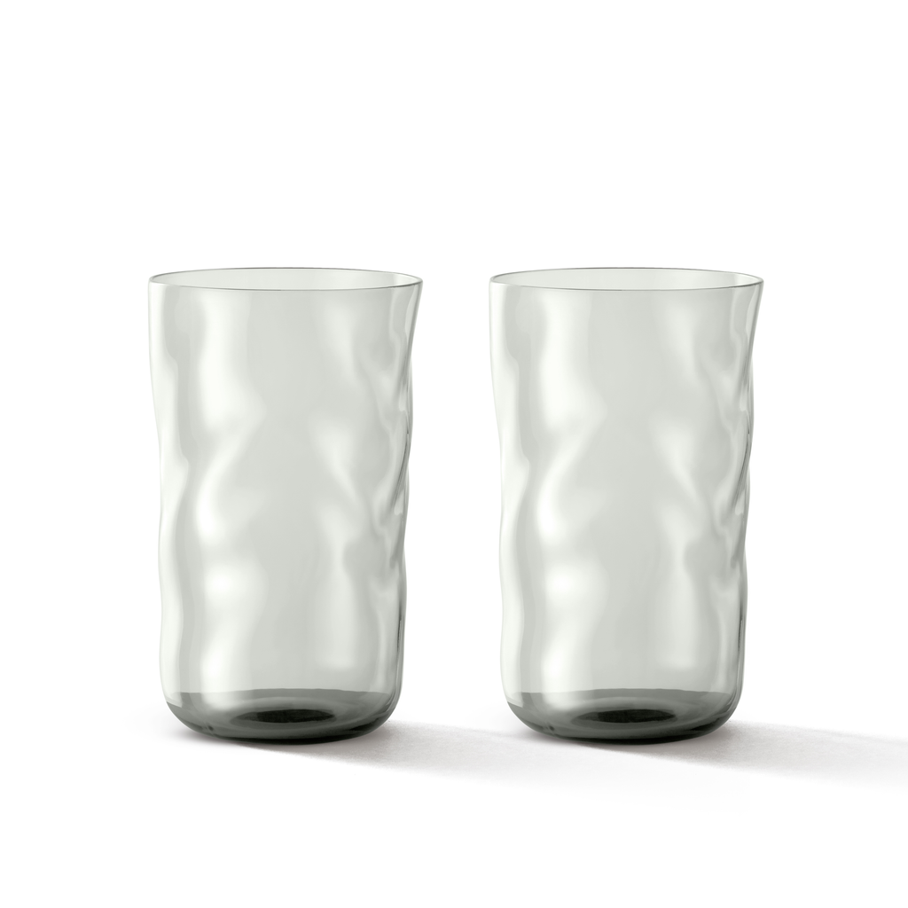 Swirl Longdrink Glasses Mist - Set of 2 pieces