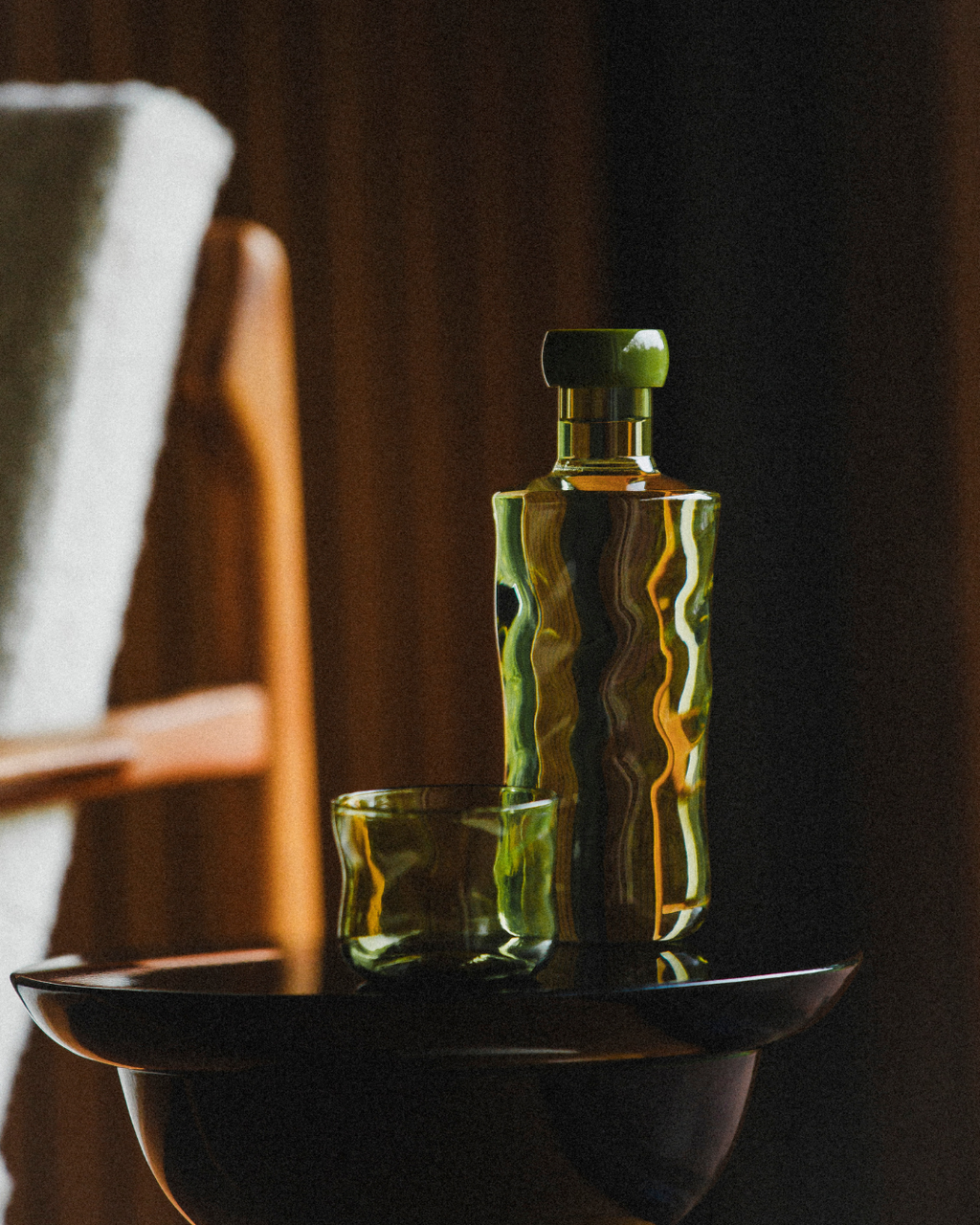 Swirl Bottle Moss