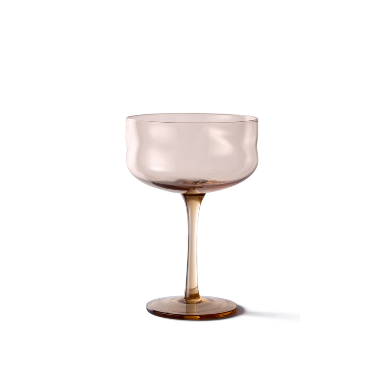 Swirl Coupe Glasses Glow - Set of 2 pieces