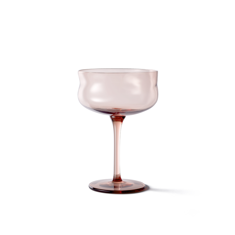 Swirl Coupe Glasses Silt - Set of 2 pieces