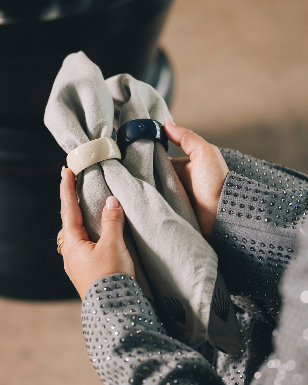 The Gathering | Napkin ring holder set