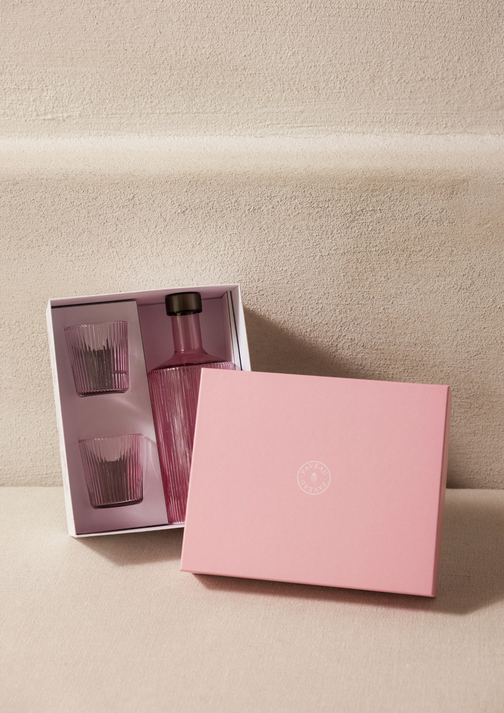 Ribbed Gift Set Pink