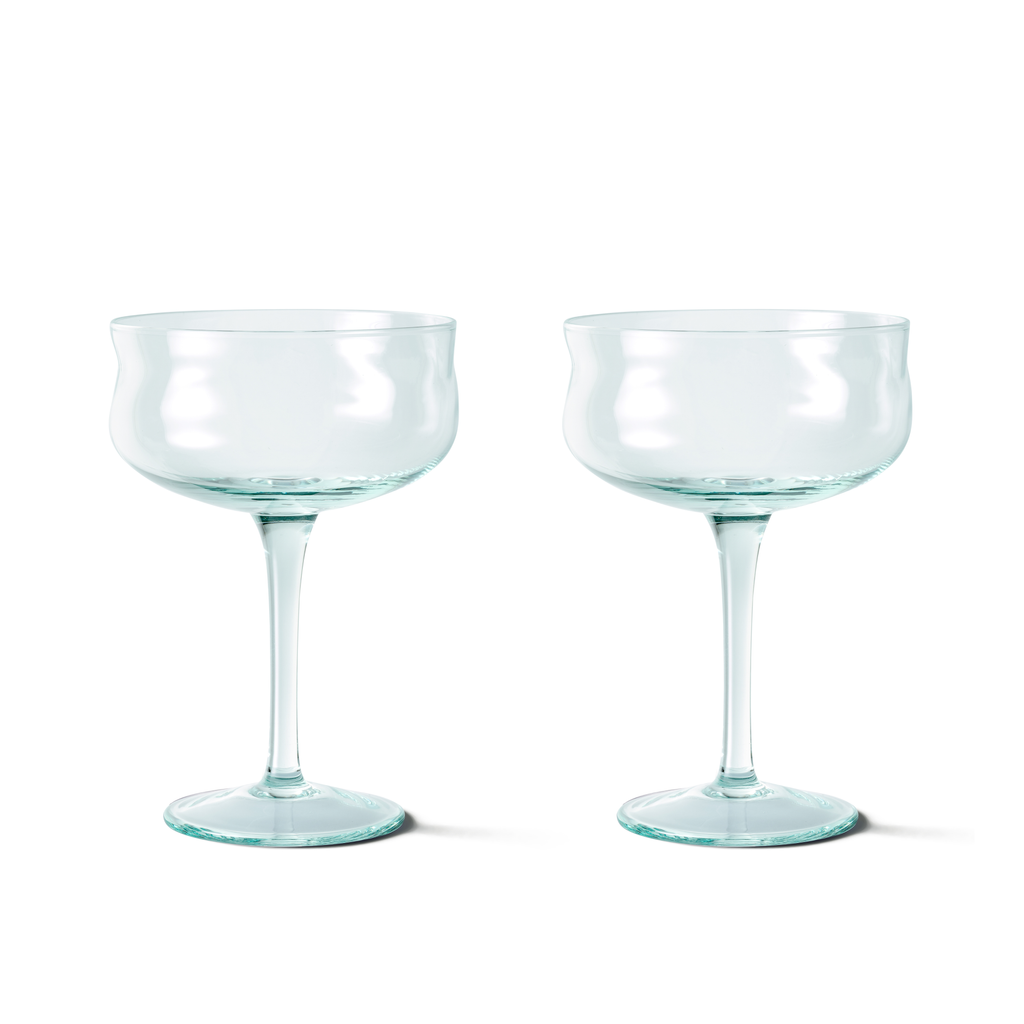Swirl Coupe Glasses Amalfi- Set of 2 pieces