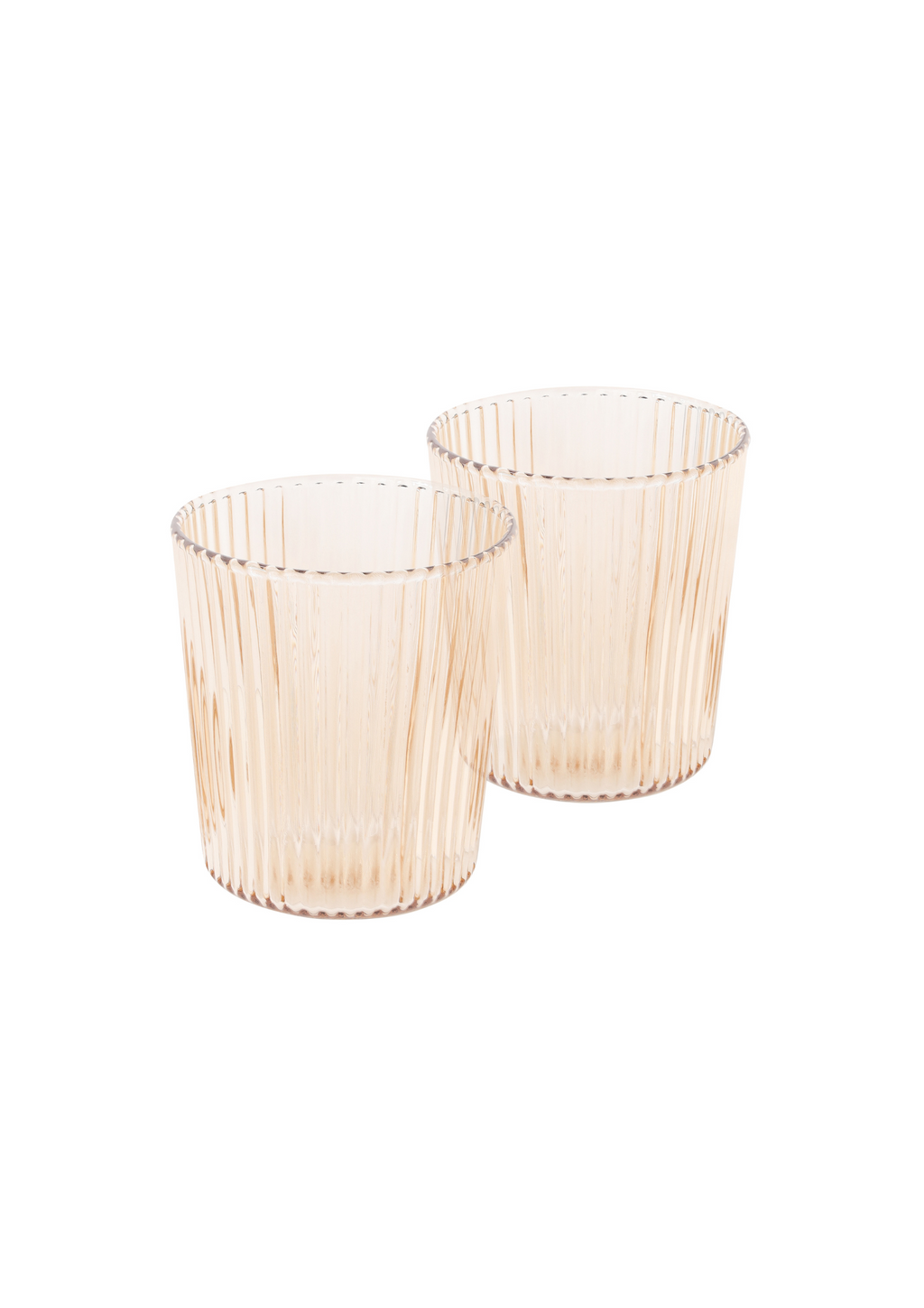 Ribbed Gläser Bells– Set aus 2 Stück 