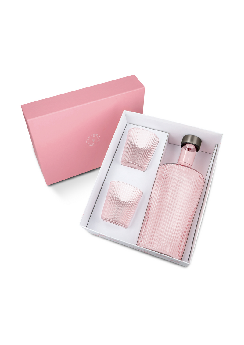 Ribbed Geschenkset Pink