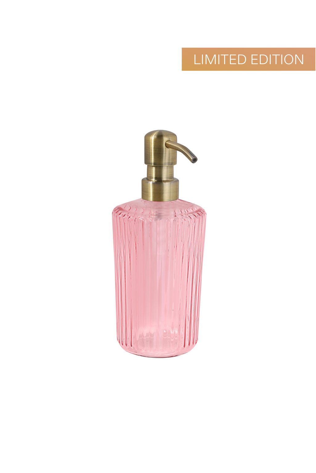 Ribbed Handseifenflasche Pink